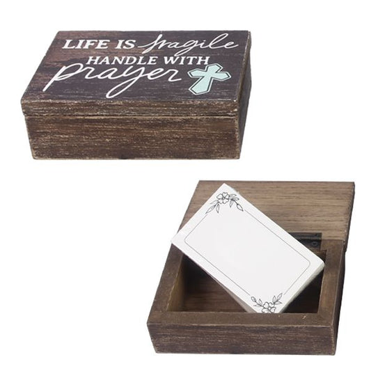 "Life is Fragile, Handle with Prayer" Box