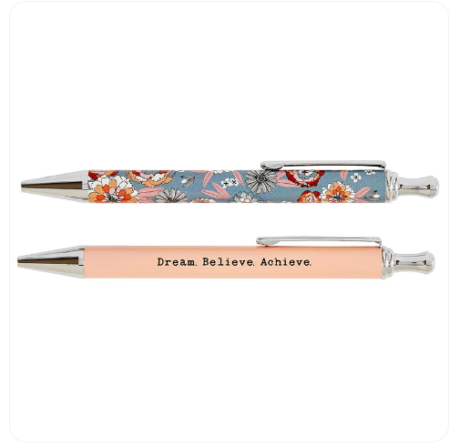 Dream, Believe, Achieve 2-Pen Set